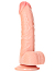 RealRock - Dildo 6 inch mit Hoden - Curved Ultra Skin