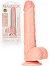 RealRock - Dildo 7 inch mit Hoden - Straight Ultra Skin