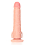 RealRock - Dildo 7 inch mit Hoden - Straight Ultra Skin