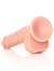 RealRock - Dildo 7 inch mit Hoden - Straight Ultra Skin