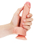 RealRock - Dildo 7 inch mit Hoden - Straight Ultra Skin