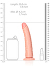 RealRock - Dildo 7 inch ohne Hoden - Slim Ultra Skin