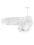 RealRock - Dildo 8 inch mit Hoden - Crystal Clear