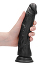 RealRock - Dildo 8 inch ohne Hoden - Schwarz