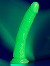 RealRock - Dildo 9 inch ohne Hoden - Glow in the Dark