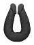 RealRock - Double Dong 14 inch - Schwarz