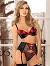 Roza - Push-Up BH Rufina Schwarz-Rot