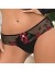 Roza - Slip Rufina Schwarz-Rot