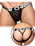 Sheer Stripe Jock Thong Almost Naked - Schwarz