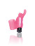Silicone Rabbit Finger Sleeve Vibrator - Pink