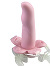 Strapon G-Spot Vibrator Long Tongue - Pink