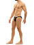 Suede Low Cut Brief - Schwarz