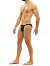 Suede Low Cut Brief - Schwarz