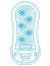 Tenga - Flip Orb - Blue Rush - Masturbator