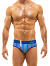 Trapped Camo Brief - Blau