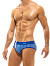 Trapped Camo Brief - Blau