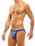 Trapped Camo Tanga Brief - Blau