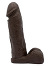 Vac-U-Lock - 8 inch Realistic Cock Chocolate