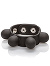 Weighted Silicone Ball Stretcher - Schwarz