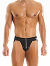 Zipper Jockstrap - Schwarz