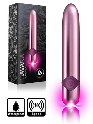 10 Speed Havana True Elegance Bullet Vibrator - Lilac