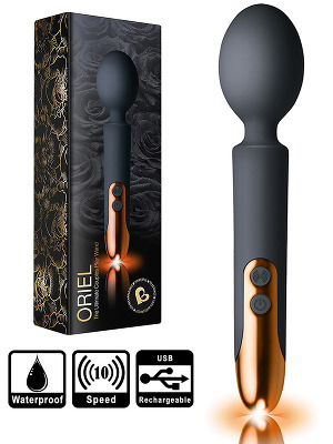 10 Speed Oriel Ultimate Couples Play Wand - Schwarz