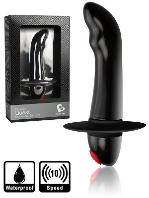 10 Speed Quest Prostata Massager - Schwarz