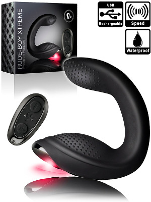 10 Speed Rude Boy Xtreme Prostata Massager - Schwarz