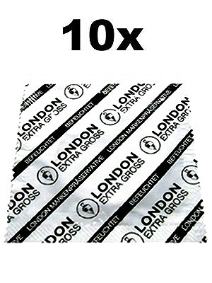 10 Stck London Kondome - extra gro