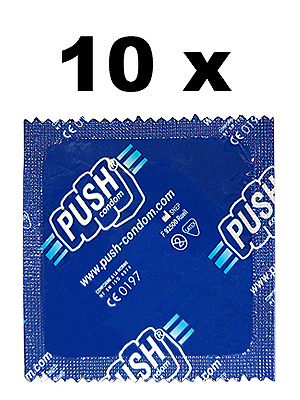 10 Stück PUSH Kondome