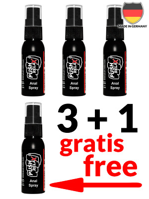 3 + 1 Push Relax Anal Spray Pack