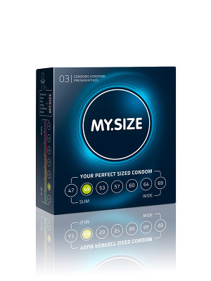 3 St�ck MY.SIZE Kondome - Gr��e 49