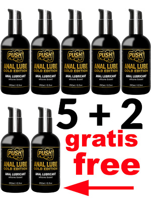 5 + 2 PUSH Anal Lube Silikon Gold Edition 250 ml