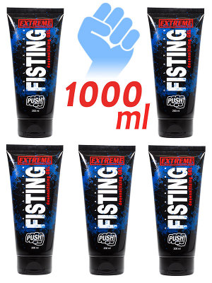 5 x Fisting Extreme Anal Relax Gel - Desensitizing - 200 ml Tube