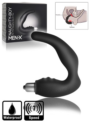 7 Speed Naughty Boy Prostata Massager - schwarz