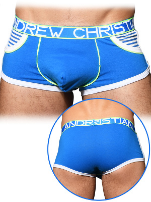 Almost Naked Retro Pocket Boxer - Blau