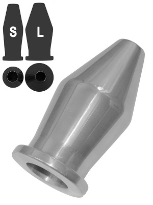 Aluminium Tunnel Buttplug - Large