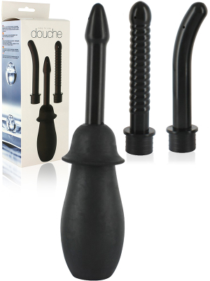 Anal Douche Kit Black