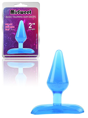 Anal Plug MisSweet Gun Drops - Blau