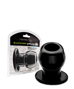 Ass Tunnel Plug schwarz - Medium