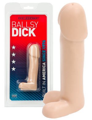 Ballsy Dick 4,5 inch - weiss