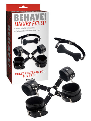 Behave! Luxury Fetish - Bondage & Fessel Set