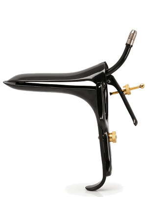Black Speculum with Lube Drain