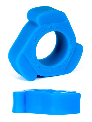 Burning Wheels 100% Silikon Cockring CK11 Blau