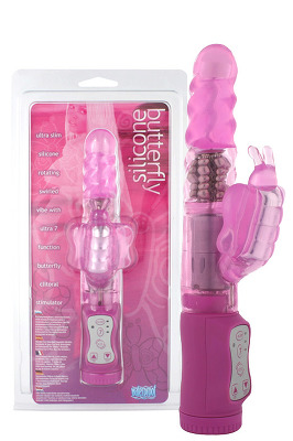 Butterfly Pearl Vibrator Pink