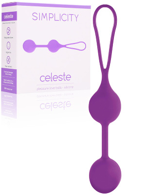 Celeste - Pleasure Love Balls - Violett