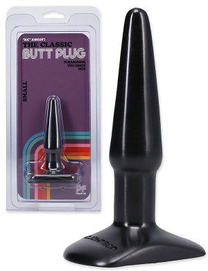 Classic Butt Plug - small black