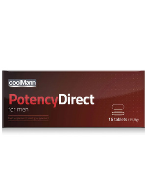 CoolMann Potency Direct - 16 Tabletten - MHD 03/2023