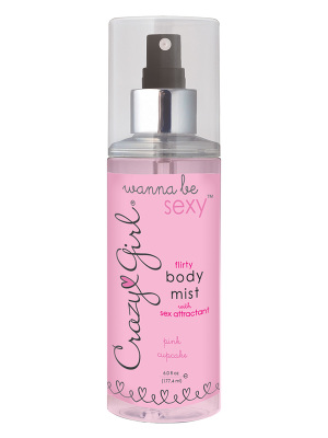 Crazy Girl - Wanna Be Sexy Flirty Body Mist Pink Cupcake 177 ml