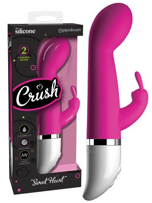 Crush Vibrator Sweet Heart Pink